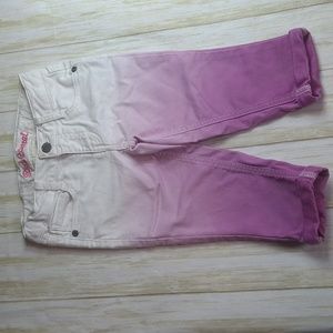 Girl's Purple Ombre Shade Capri